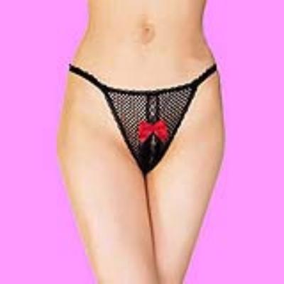 China   LINGERIE  Wholesale  SEXY Black G-string LINGERIE ONE SIZE #PT0009