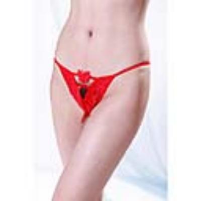 wholesale sexy lingerie,  Red Open Crotch  G-sting  Thong, Funny #PT979