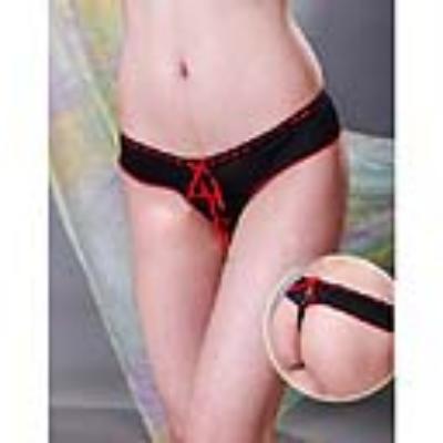 wholesale sexy lingerie,  Red Open Crotch  G-sting  Thong, Funny #PT976