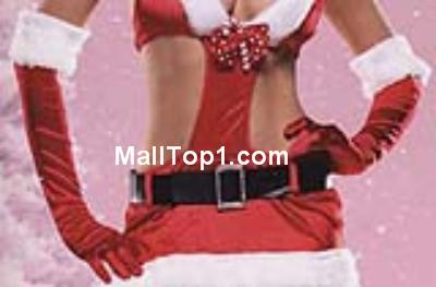 Satin Elbow Length Christmas Gloves, Santa Hat wholesale, #HG2208