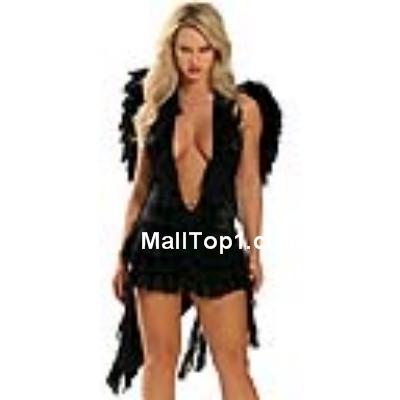 Sexy Fairy Costumes, Angel Costumes,Heavenly Angel Halter Dress with Curly Mesh,#N1380