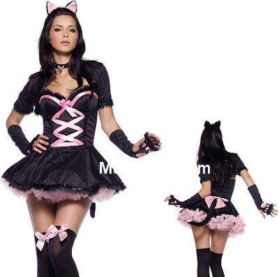 Sexy lingerie china,Sexy Cat Costume ,Dress,#M1590,Sexy Halloween Costume Naughty Bunny Costume