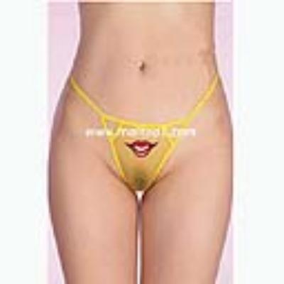 wholesale sexy lingerie,  Red Open Crotch  G-sting  Thong, Funny #Z2598