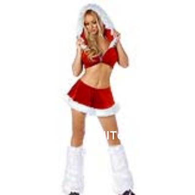 Santa Skirt and Jacket Set ,Sexy Christmas ,Sexy Christmas costume wholesale,Sexy Suspender Santa Lingerie Costume#XT2083
