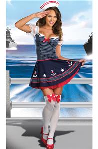 Ship Happens Costume, Sweet Sailor Girl Costume, Ship Sailor Costume, #M2294