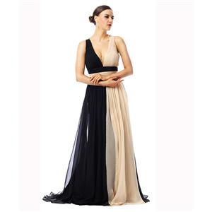 Sexy Black Apricot Evening Dresses, Cheap Evening Dresses, Hot Selling Dresses, Evening Dresses, New Dresses on sale, #F30018