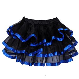 Tiered Chiffon Pettiskirt, Chiffon Pettiskirt, Blue stripe Pettiskirt, #HG7285