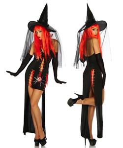 Night Vampire Halloween Costume, Halloween Costume, Sexy Witch Costume, #N4266