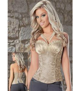 Creamy Lvory Renaissance Corset Top, Renaissance Corset Top, Creamy Lvory Corset, #N4957