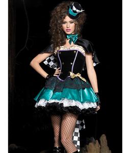 Deluxe Tea Time Mad Hatter Costume, Deluxe Hatter Costume, Deluxe Halloween Costumes, #N4419