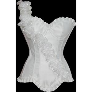 Floral Strap Underwire Corset, Bride Corset, floral Corset, #N1983