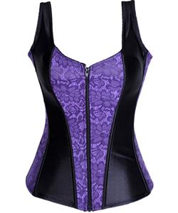 Sexy corset, Halter Lace & Satin corset, Halter corset, #N5249