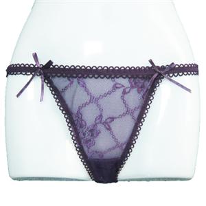 Purple Panty, Womens Sexy Thongs, Funny, #PT7352