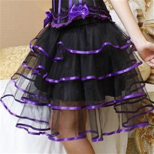 Purple  Skirt, Purple Petticoat, sexy Skirt, #HG6132