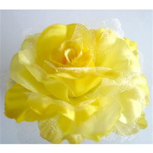 Beautiful hair accessories, Yellow Rose hair accessorie, flower hair accessory, #J7211