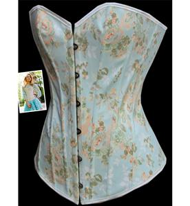 Floral Fantasy Burlesque Corset, Floral Burlesque Corset, Floral Fantasy Corset, #N5066