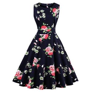 Retro Dresses for Women 1960, Vintage Dresses 1950