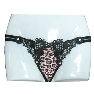 Panty, Sexy Panty, Cheetah Patterned Thongs, #PT957