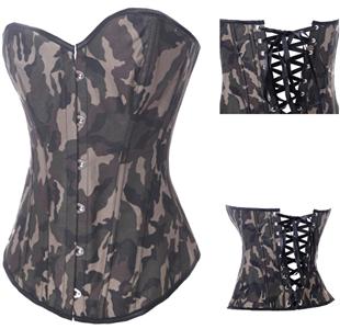 Camo Queen Corsets, Corset, Lingerie Corsets, #M901