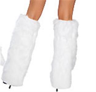 Sexy Leg Warmers, white Fur Boot Cover, Santa Fur Boot Covers, #HG2838