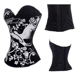 Magic Printed Rhinestone Corset, Magic Printed Corset, Rhinestone Corset, #N1252