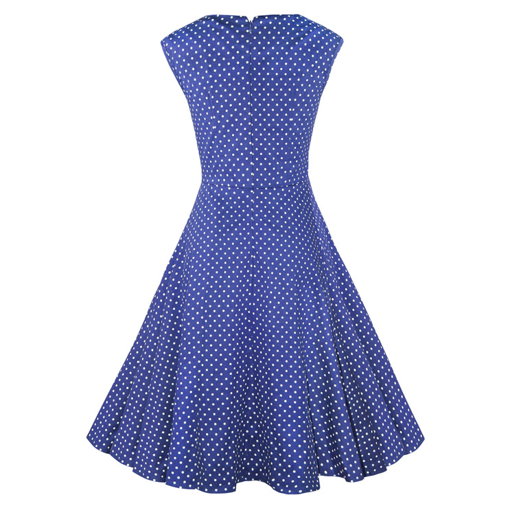 Spring Garden Party Swing Dress, Summer Dress, Vintage Casual Retro Dress, Cotton Vintage Tea Dress, Rockabilly Swing Dress, Plus Size Dress, #N11069