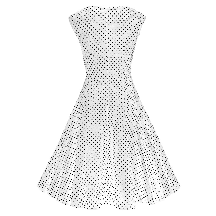 Spring Garden Party Swing Dress, Summer Dress, Vintage Casual Retro Dress, Cotton Vintage Tea Dress, Rockabilly Swing Dress, Plus Size Dress, #N11068