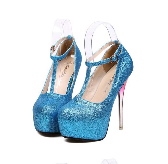 blue swirl heels