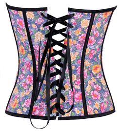 free spirit floral cupless corset