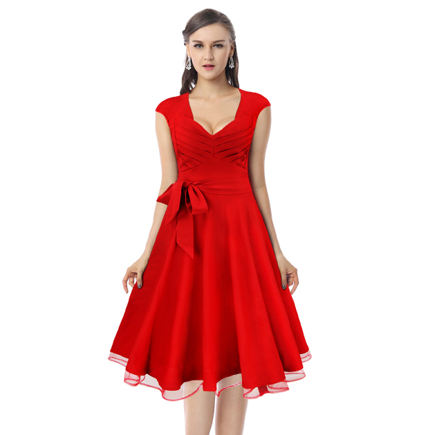 Vintage Red Cocktail Dresses