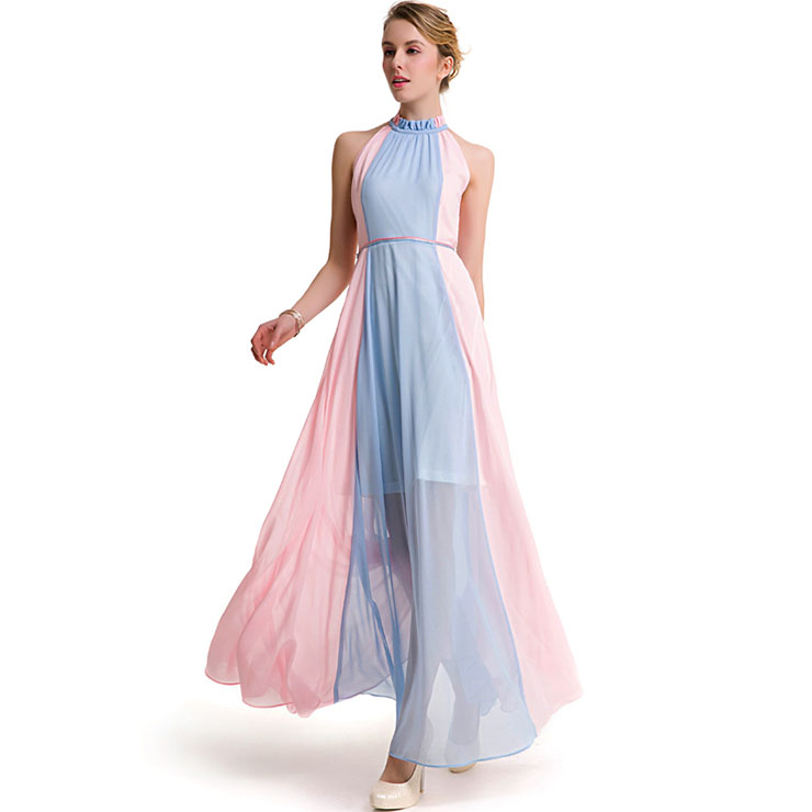 sheer chiffon gown