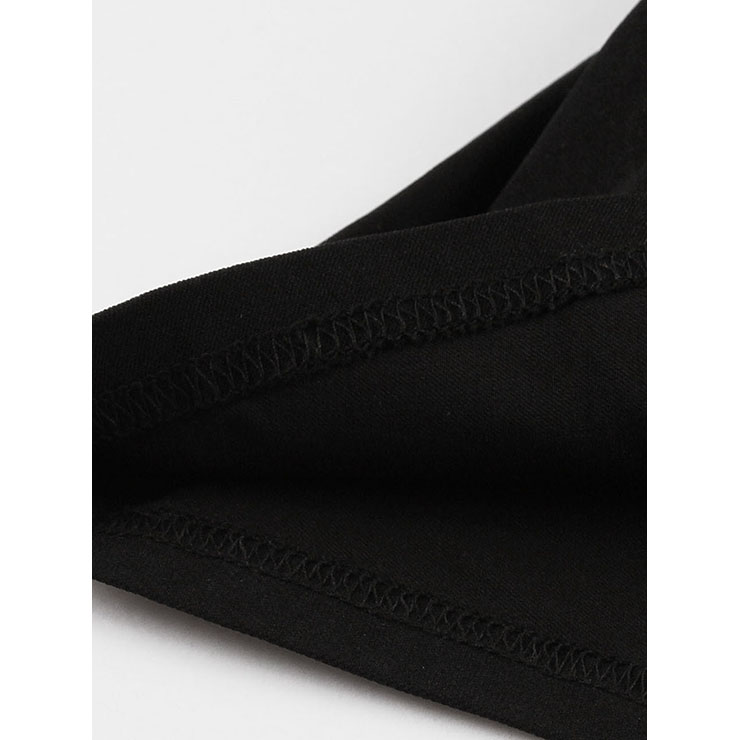 Long Length Sleeve Vintage Dresses, Vintage Black Dress for Women, Fashion Dresses for Women Cocktail Party, Casual Swing Dress, V Neck Swing Dress, Winter Vintage Dress, #N14576