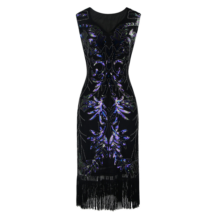 knee length flapper dress