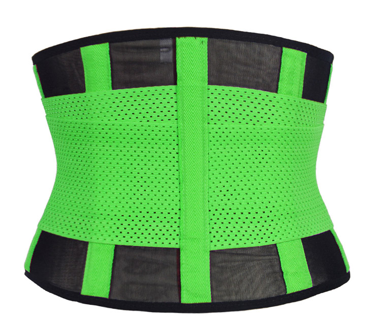 Sport Gym Green Waist Trainer Belt Body Shaper for Hourglass Shape N10987
