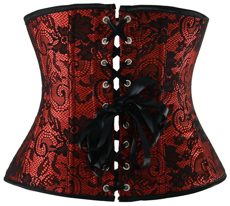 free spirit floral cupless corset