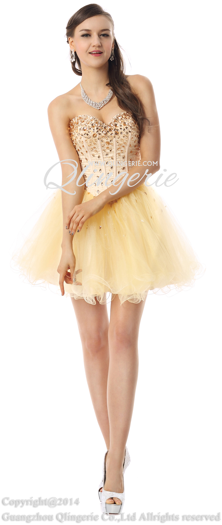 2014 Yellow Prom Dresses