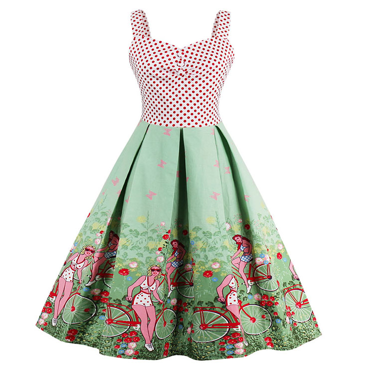 Maiden Vintage Summer Daily Dress N12951