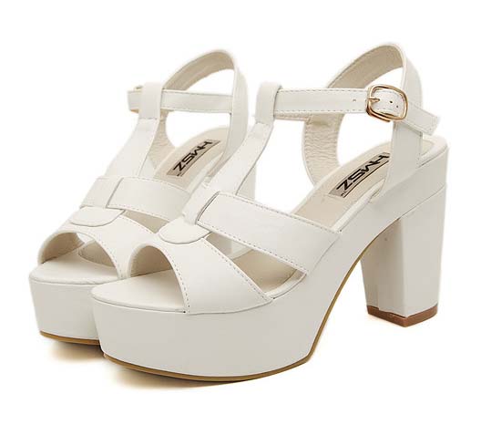 t shaped design casual sandals