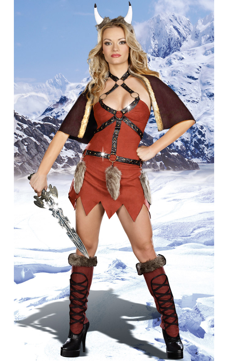 Sexy Viking Warrior Costume N5892