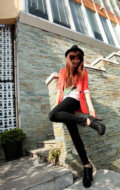 Cheap Lady Boots,  Vintage Black High Heels Boot, Inexpensive PU Boots, Hot Sale Lace-up Boots, #SWB20238