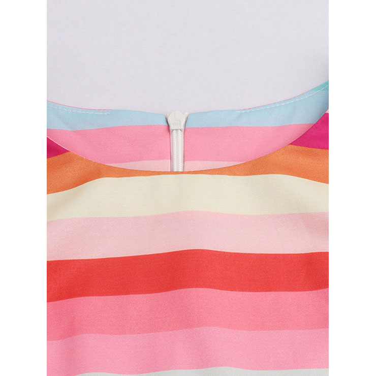 Retro Dresses for Women, Vintage Dresses for Women, Sexy Dresses for Women Cocktail Party, Casual Mini dress, Multicolored Swing Daily Dress, #N14243