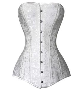 26 Steel Bones Jacquard Weave Overbust Corset N10246