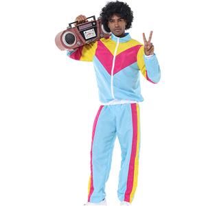 1980s Aerobics Sports Costume, 1970s Adult Men