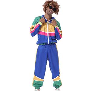 1980s Aerobics Sports Costume, 1970s Adult Men