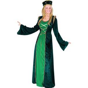 Medieval or Renaissance Costumes, Adult Lady in Waiting Costume, Medieval Costumes, #N4967