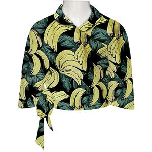 Fashion Top for Women, Half Sleeve Round Neck Top, Banana Cotton Blouse, Women