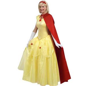 Belle Fairytale Costume, Belle Beauty and the Beast Fairytale Storybook Costume, Deluxe Adult Beauty Yellow Ballgown, #N6765