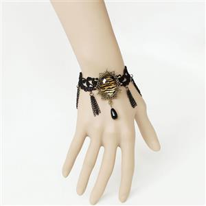 Vintage Bracelet, Victorian Gothic Style Bracelet, Lace Bracelet, Cheap Wristband, Slave Bracelet, Gothic Bracelet for Women, #J17800