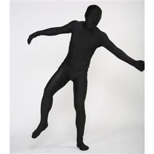 Black Invisible Costume for Mens, Invisible Man Cosplay Costume, Mens Black Bodysuit Costume, Halloween Party Outfit, Disappearing Man Costume, Black Halloween Costume, #N15649