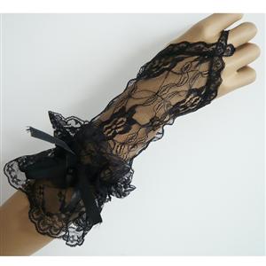 Black Short Lace Gloves, sexy Gloves, sexy lingerie wholesale, Gloves wholesale, #HG7287